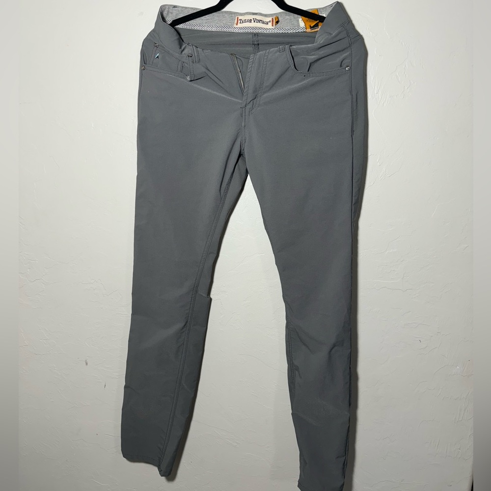 Tailor‎ Vintage NWT Men's 30x32 Performance Tech Pants Gray
